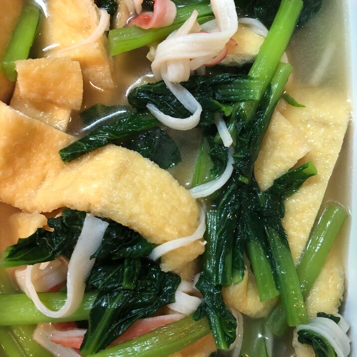 カニカマと小松菜の煮物^_^